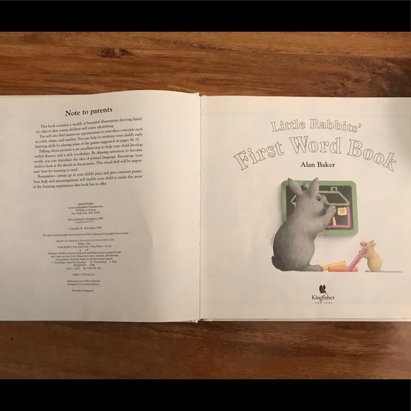Little Rabbits First Word Book - Picture 3 of 6
